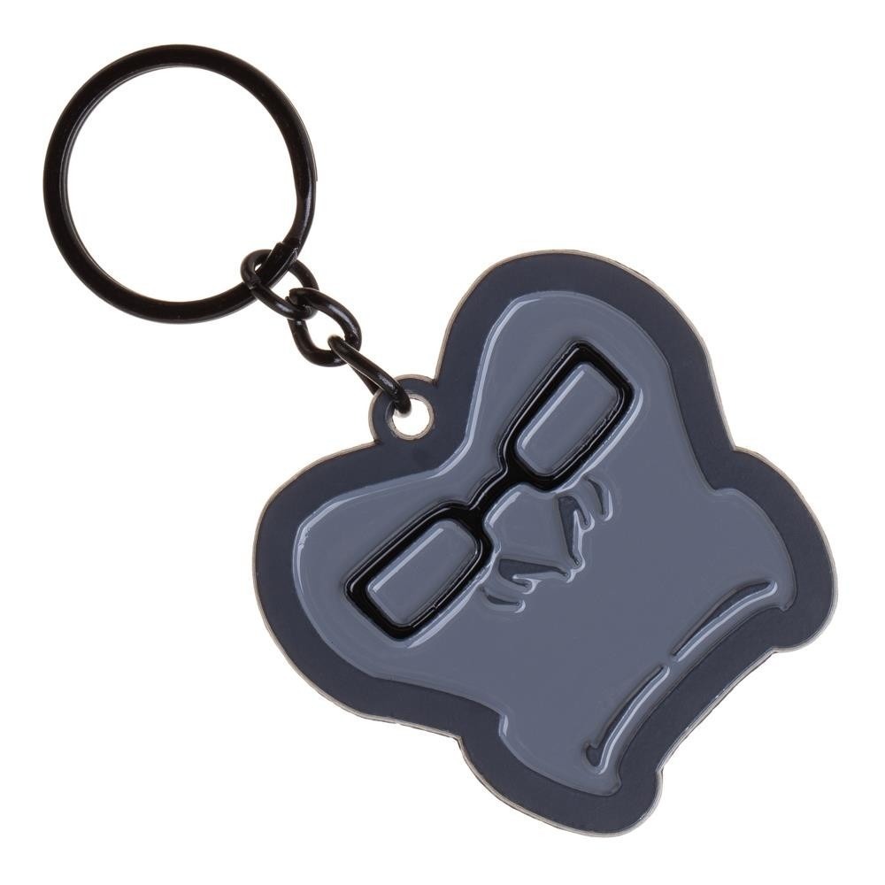 Overwatch Wilson Logo Metal Keychain Key Ring Blizzard Fight Game Gorilla Ape